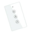 thumbnail image 1 of Tuya Contrôleur de Commutateur de Ventilateur Intelligent WiFi; Minuterie Murale avec Rétroéclairage US, 1 of 8