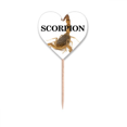 thumbnail image 1 of Scorpion Naturel Insectes Routine Cure-Dent Drapeaux Coeur Lable Cupcake Pics, 1 of 3