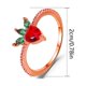 thumbnail image 2 of Fiudx Anillo de Fruta, Joyería de Aleación de Moda, Diseño de Colgante En Tono Dorado, Accesorio para Dama, Estilo Diario, Idea de Regalo Moderna, Material de Alta Calidad., 2 of 2