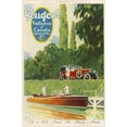 thumbnail image 2 of Art.com A Peugeot by a Canal Stretched Canvas Print Wall Art, 16" x 24", 2 of 4