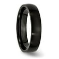 thumbnail image 4 of Auriga Stainless Steel Brushed Black IP-plated 5 mm Band for Women Size 12.5, 4 of 6
