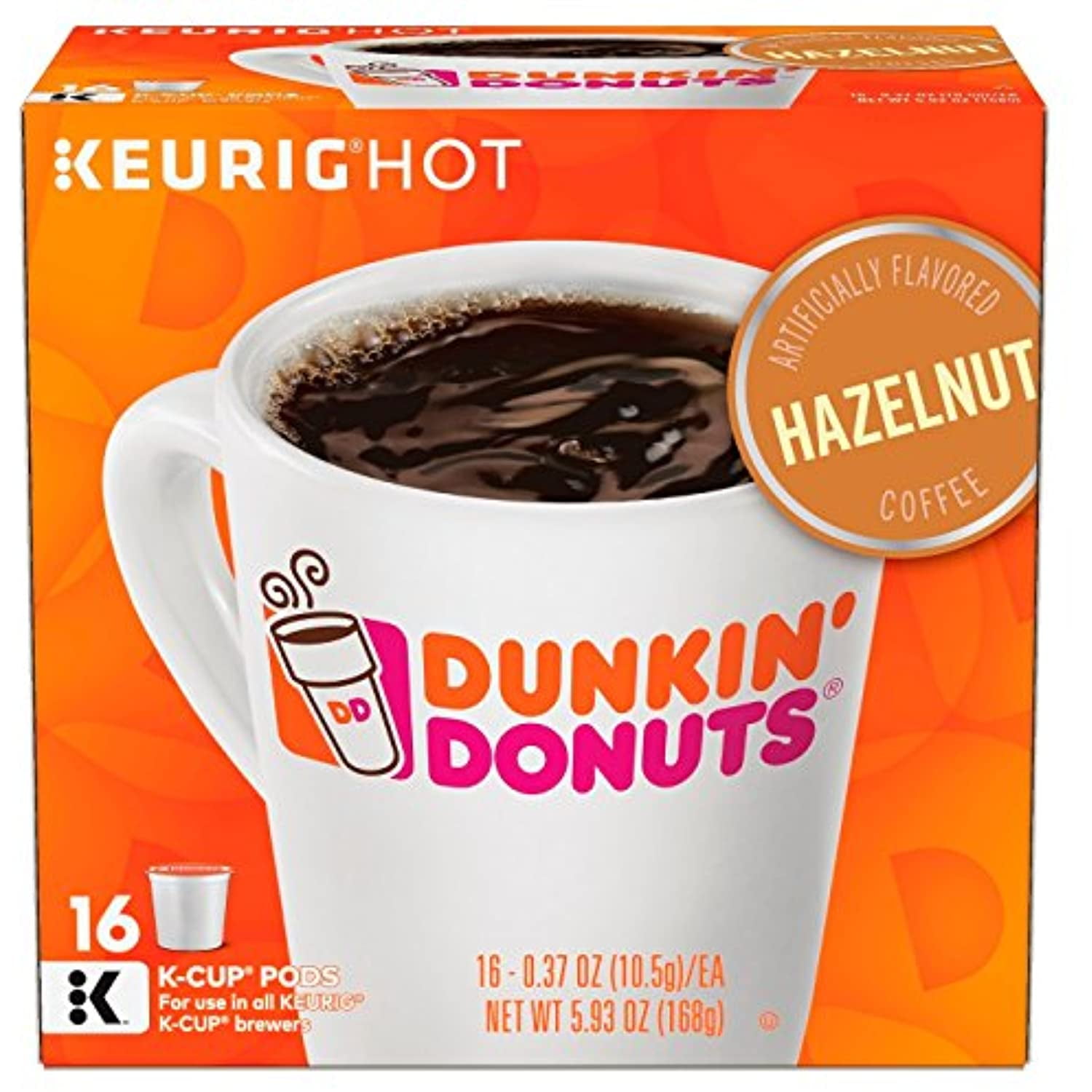 dunkin hazelnut coffee
