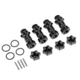 thumbnail image 3 of Rueda hexagonal de Aluminio CUTICAT Adaptador extendido hexagonal de cubo para Coche HSP 94087 1/8 RC Negro, 3 of 8