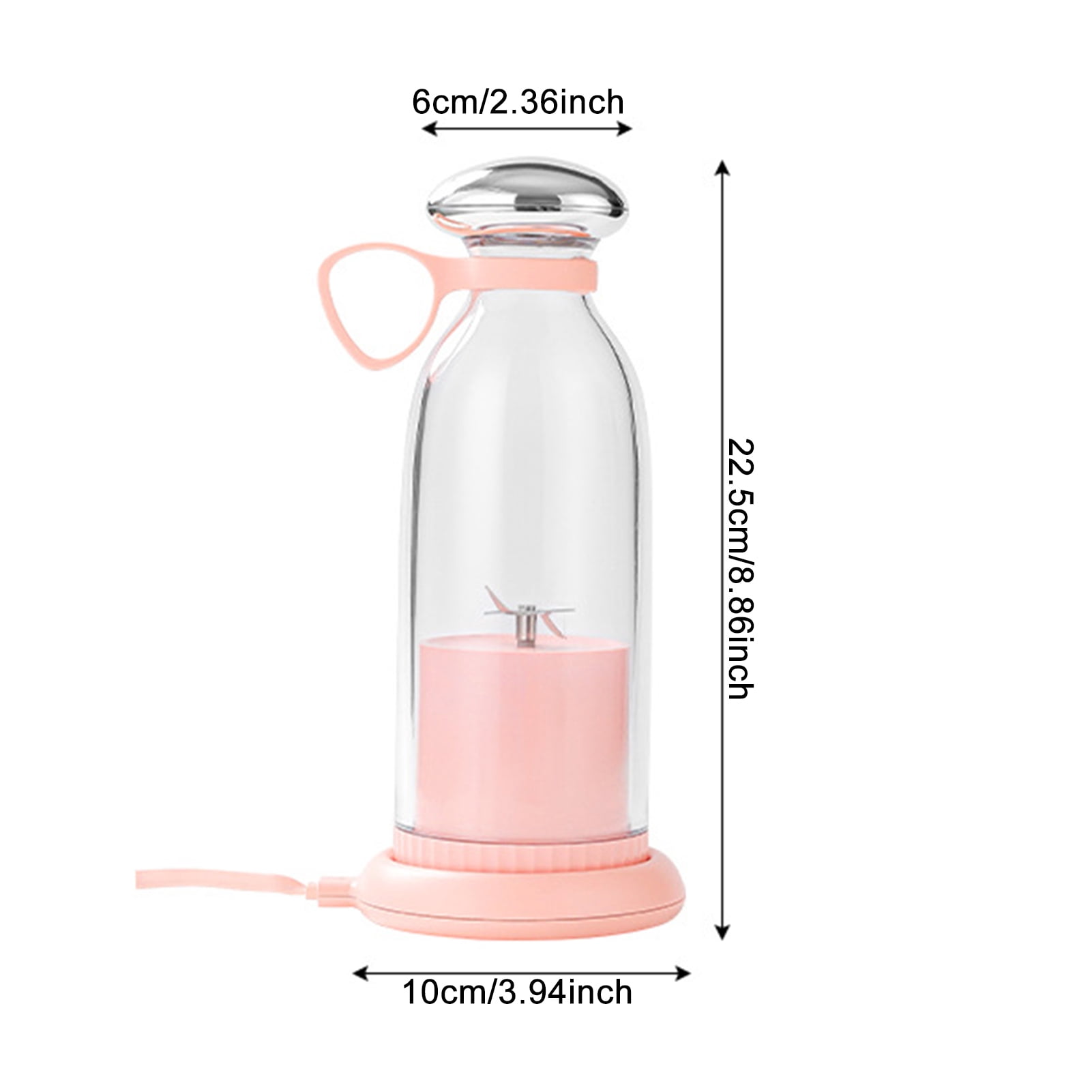 Yesbay Fruit Juicer Blender High Speed USB Rechargeable Fruit Vegetable Blender