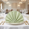 thumbnail image 3 of REGALWOVEN Set of 6 Cloth Napkins, Polyester Washable and Reusable Table Dinner Napkins for Home, Restaurant, Weddings and Event Gray Green 16x16inch, 3 of 6