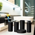 thumbnail image 4 of rn Bathroom Accessories Set Dish Vanity Decor Tumbler black, 4 of 7