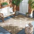 thumbnail image 3 of SAFAVIEH Beach House Issam Geometric Indoor/Outdoor Area Rug Cream/Beige, 5'3" x 7'6", 3 of 11