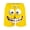 #0109-Yellow, variant on Men Funny 3D Cartoon Face Print Swim Trunks Elastic Waist Drawstring Beach Shorts for Adult