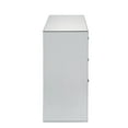 thumbnail image 5 of ACME Sonia 3 Drawer Glass Top Mirrored Console Table, 5 of 6