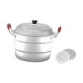 thumbnail image 3 of Baozi-vaporera de alimentos de 2 niveles para cocinar, olla humeante, utensilios de cocina, olla de , olla de para alimentos, carne de bola 30cm, 3 of 8