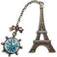 thumbnail image 1 of ER Torre de París Retro Luminoso Estudiante Cultu Metal Marcador Rojo Verde Excelente Rendimiento, 1 of 5