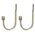 thumbnail image 1 of Miangastore Drapery Hooks for Pleated Drapes Beige 1 Pair 5.9X2.4X0.4In, 1 of 8