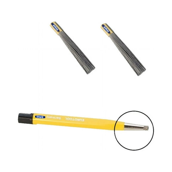 Steel Pencil Refill Set 2 Pcs Brush Finish Metal Clay Silver Jewelry Polishing