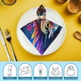 thumbnail image 6 of WYYP Owl Flowers Fantasy Cloth Napkin Reusable Home Decor 2 PCS, 6 of 7