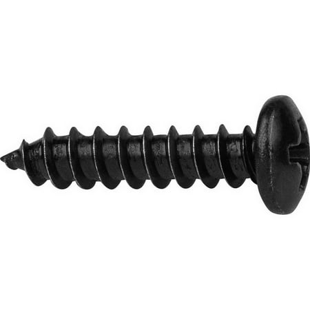 

Parts Express #8 x 3/4 Philip Carbon Steel Pan Head Screw-Black 100-Pack