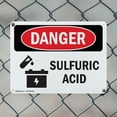 thumbnail image 5 of (2 Pack) Sulfuric Acid OSHA Danger Sign 14 Inch X 10 Inch Indoor / Outdoor Rust-Free Aluminum Metal Signs for Workplace, Workshop, and Construction Site, Made in the USA, 5 of 8