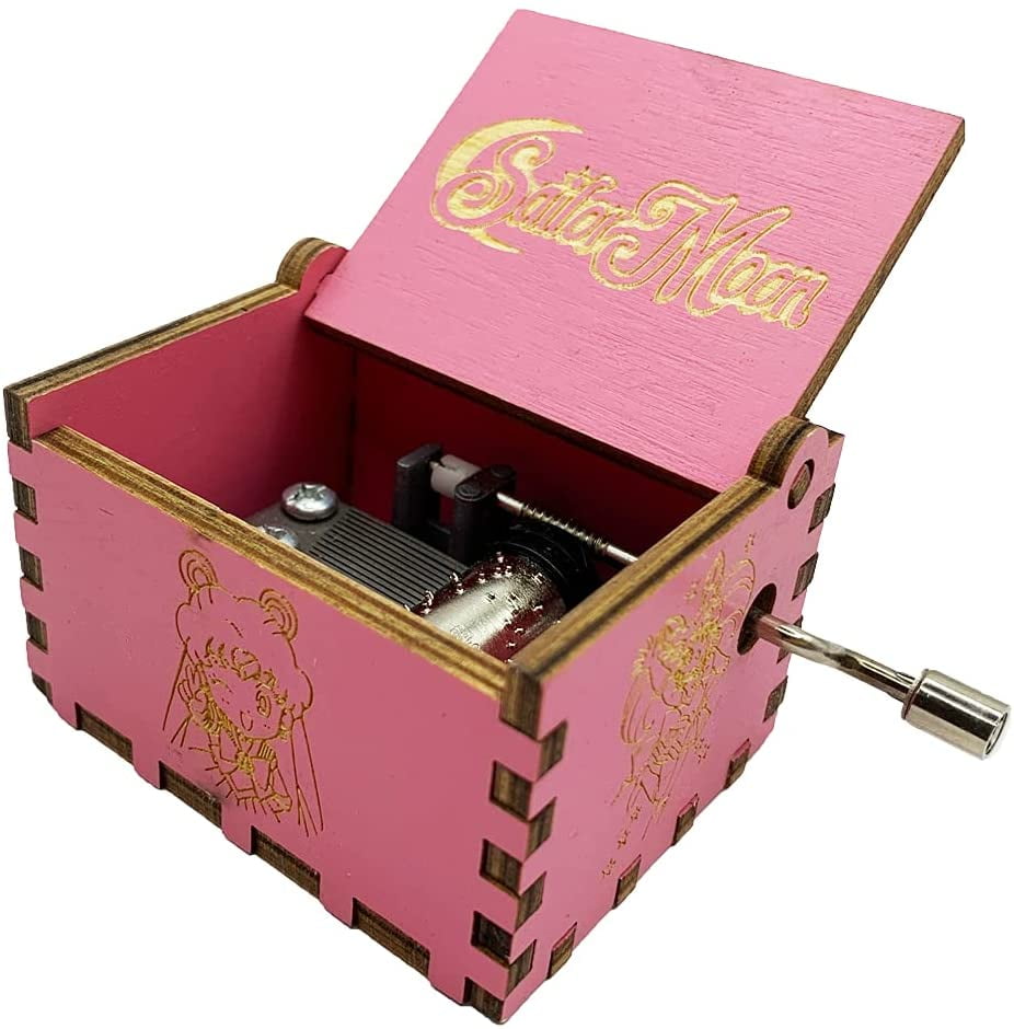Sailor Moon Moonlight Densetsu Black Vintage Rectangle Music Box 