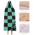 thumbnail image 4 of Demon Slayer Wearable Blanket Cloak Arctic Velvet Hooded Blanket Soft Fuzzy Hoodie Blanket Cape for Adults Kids 50"x60", 4 of 8