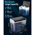 Car Fridge Portable 12 Volt Refrigerator 53 Quart(50L) Electric