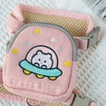 thumbnail image 5 of Cat Saddle Bag Pet Backpack Harness Adjustable Outdoor Cat Saddle Bags With  Leash For Small Pets Cats Dogs, 5 of 5