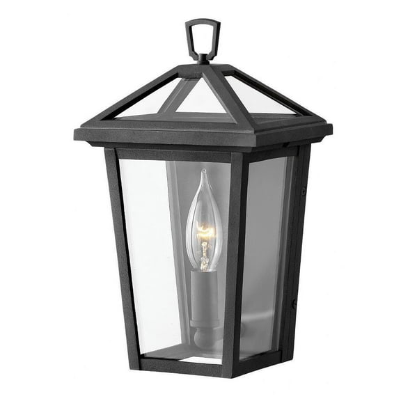 1 Light Extra Small Outdoor Wall Lantern in Traditional Style 6.5 inches Wide By 11.25 inches High-Museum Black Finish-Led Lamping Type Bailey Street