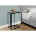 thumbnail image 4 of Accent Table C-shaped End Side Snack Living Room Bedroom Metal Grey, 4 of 5