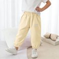 thumbnail image 5 of Toddler Boy Joggers Pull-On Adjustable Casual Relaxed Children's Jogger Active Athletic Preppy Outdoor Soft Teenage Trousers, 5 of 7