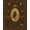 Brown, Pattern 2, variant on ODIKA 9'x12' Washable Area Rug Warm Earth Tones Enchanted Forest Mansion Design Victorian Gothic Style for Master Suite, California King, Under Bed, Non-Shedding, Easy Care