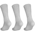 thumbnail image 3 of Diabetic Socks Men's & Women Crew Style Physicians Approved Circulatory Socks 3-12 Pairs (13-15, Gray, 6 Pack), 3 of 3