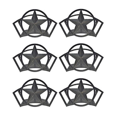 Liberty Garden Decorative Steel Liberty Star Garden Hose Wall Rack (6 Pack)