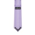 thumbnail image 4 of Jacob Alexander Men's Tone on Tone Corded 2.5 inch Width Slim Neck Tie - Lavender, 4 of 8