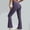 Purple, variant on Brondbend Gym Pants Women Women’s Leggings Elastic High Waisted Belly Control Workout Trousers Solid Color Fashion Tights Slim Fit Weekend Athletic Jogger Black
