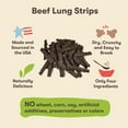 thumbnail image 3 of Pet 'n Shape Beef Lung Strip Dog Treats – Made and Sourced in The USA - Natural Healthy Treats, 12 Ounce, 3 of 8