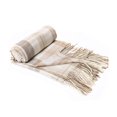 thumbnail image 1 of Jeté Plaid Gris et Blanc, 1 of 2