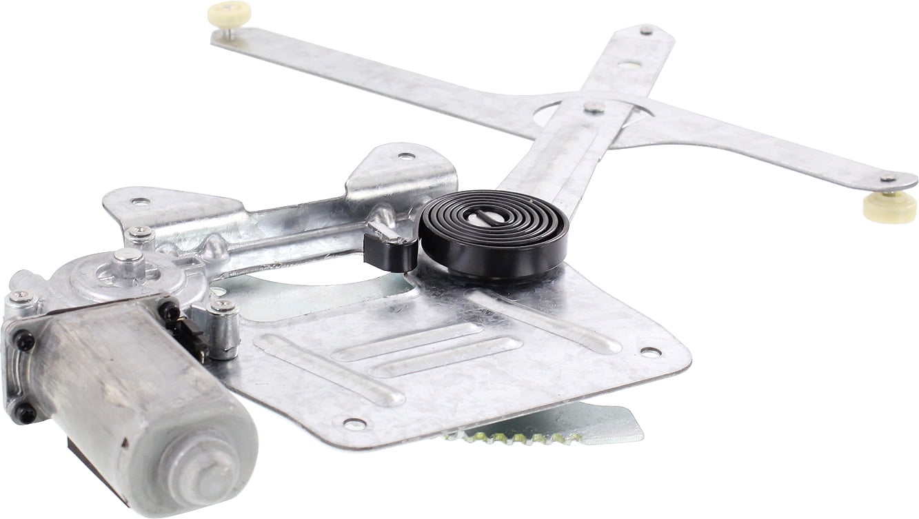 Window Regulator For 1994-2004 Chevrolet S10 GMC Sonoma Front, Right Passenger Crew Cab Pickup Extended Standard Power With Motor