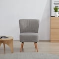 thumbnail image 3 of Sillón Individual Relan Olena Acolchado Tapizado Color Gris, 3 of 9