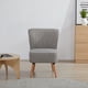 thumbnail image 3 of Sillón Individual Relan Olena Acolchado Tapizado Color Gris, 3 of 9