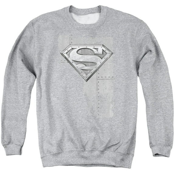 Superman - Riveted Metal - Crewneck Sweatshirt - X-Large