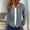 Dark Gray, variant on Women Zip Up Hoodie with Pockets UPF Long Sleeve Jacket Lightweight Striped Print Sun Protection Shirt Top M
