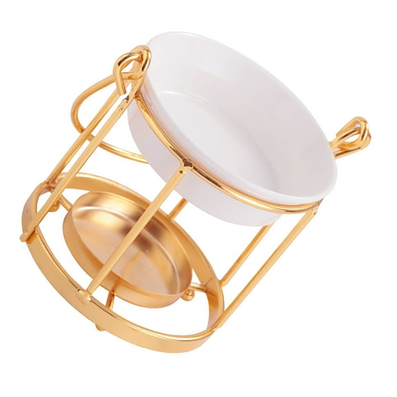 Tealight Candle Oil Warmer Ceramic Iron Tabletop Decor Living Room Aromatherapy