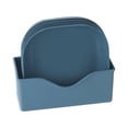 thumbnail image 3 of Set of 5 Plastic Plates With Holder Durable Shatterproof Deep Plates Solid, 3 of 3
