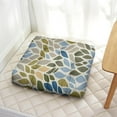 thumbnail image 6 of Meditation Pillow for Sitting, Boho Floor Cushion, Dutch Velvet Cushion for Yoga and Relaxation, Square Floor Pillow 22'' x 22'', 6 of 7