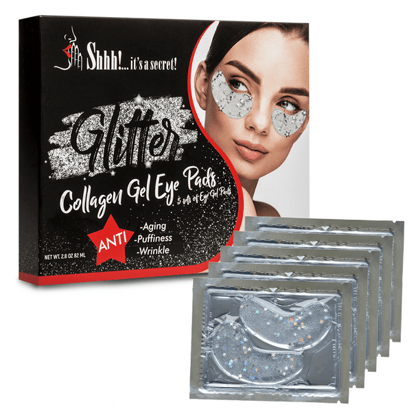 Shhh!...it's a secret! Glitter Collagen Eye Gel Pads