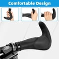 thumbnail image 2 of Lsvgoe Bicycle Handlebar Grips,Bike Grips with Screw Lock,Rubber Ergonomic Cycling Grips,Non-slip Handlebar Grips 22mm,for Mountain Road MTB BMX Foldable Bike, 2 of 7