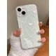 thumbnail image 1 of Compatible With Apple iPhone 15/15Pro Transparent White Love Love Shockproof Phone Case Protective Phone Case, Gift For Birthday, Girlfriend, Boyfrien, 1 of 4