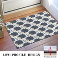 thumbnail image 3 of Black Cute Hedgehog Pattern Door Rugs,Washable Non Slip Door Mats Indoor,Decorative Door Mats,Entry Mat Indoor for Entrance,Bedroom,Kitchen,Bathroom,16"x24", 3 of 6