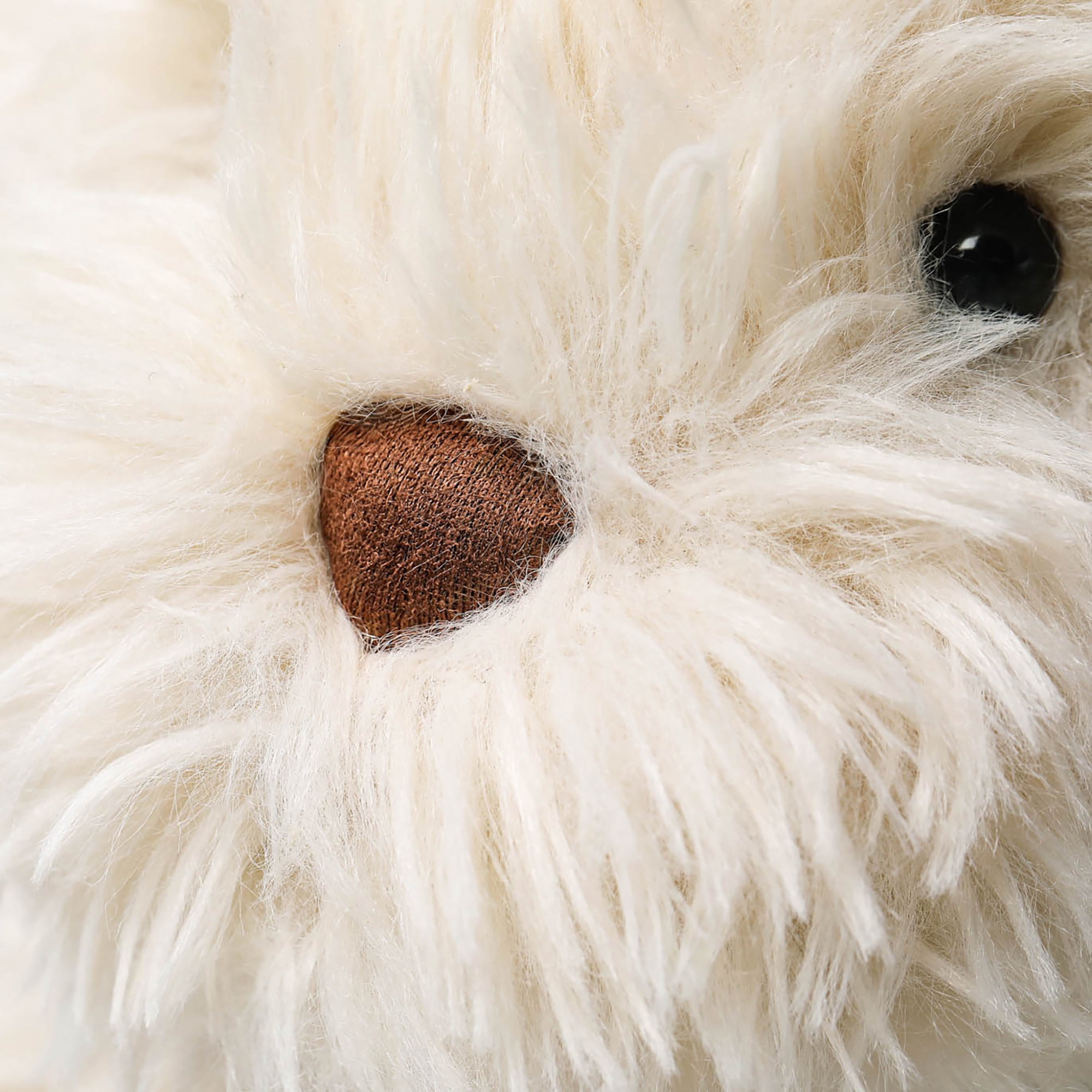 McHugs: Cute Pet Series - Ham Sheepdog - 9.8" White Stuffed Animal Plush, Soft Weighted Cuddle Toy, Cozy Comfort Play-Nap Companion, Baby-Toddler-Kids