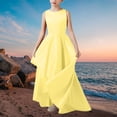 thumbnail image 6 of XXWXYD Little Juniors Girl Long Bridesmaid Dress Wedding Flower Girls Formal Pageant Par𝗍y Dresses Chiffon Sleeveless Princess Gown Evening Reception, 6 of 6