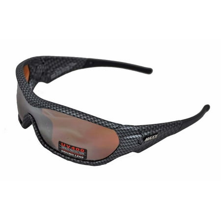 2017 Maxx Sunglasses  Shield 2.0 TR90 Carbon Fiber Frame HD Lens