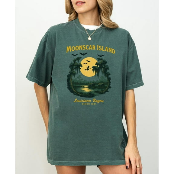 Moonscar Island Shirt, Retro Cartoon Halloween Movie Tee, Zombie Island Shirt, 90s Nostalgia Shirt, Vintage Halloween Gift for Fans